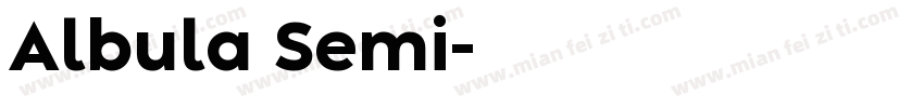 Albula Semi字体转换